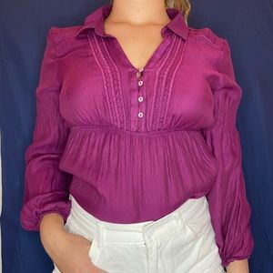 Purple blouse